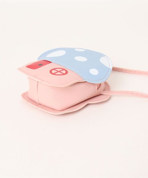 aimoha（アイモハ）の「【aimoha-KIDS-】子供服　キノコ小銭入りminiショルダーバッグ（ショルダーバッグ・キッズ・レッド/イエロー/グリーン/ピンク/ブルー・FREE）」の7枚目の写真