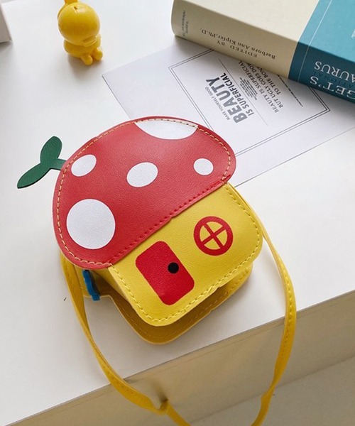 aimoha（アイモハ）の「【aimoha-KIDS-】子供服　キノコ小銭入りminiショルダーバッグ（ショルダーバッグ・キッズ・レッド/イエロー/グリーン/ピンク/ブルー・FREE）」の20枚目の写真