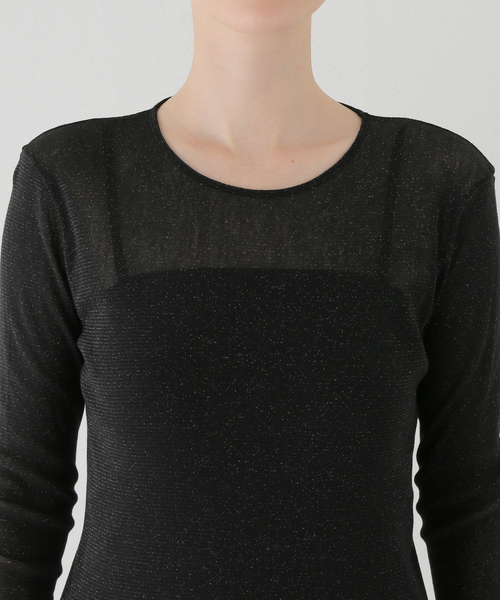 plage（プラージュ）の「Shiny Sheer ロンT（Tシャツ/カットソー