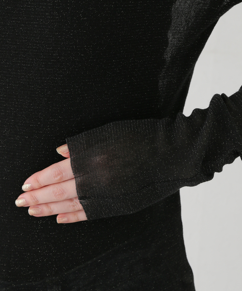 plage（プラージュ）の「Shiny Sheer ロンT（Tシャツ/カットソー
