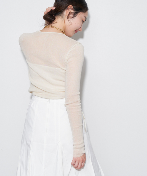 新品・タグ付き☆Plage　Shiny Sheer ロンT セール】Shiny Sheer ロンT（Tシャツ/カットソー）｜Plage