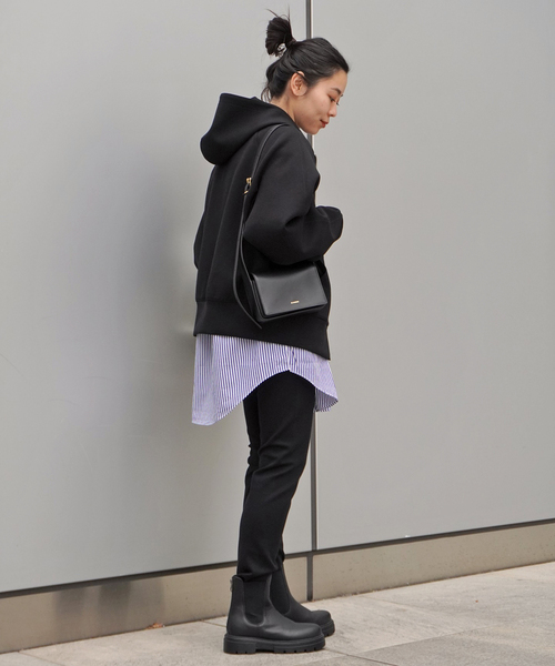 トップス AP STUDIO Bonding minimal Parker AP STUDIO（エーピーストゥディオ）の「Bonding minimal Parker