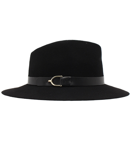 FERRUCCIO VECCHI（フェリシオベッキ）の「(FERRUCCIO VECCHI)フェルトハット（ハット・レディース・ベージュ/ブラック・ONE SIZE）」の6枚目の写真