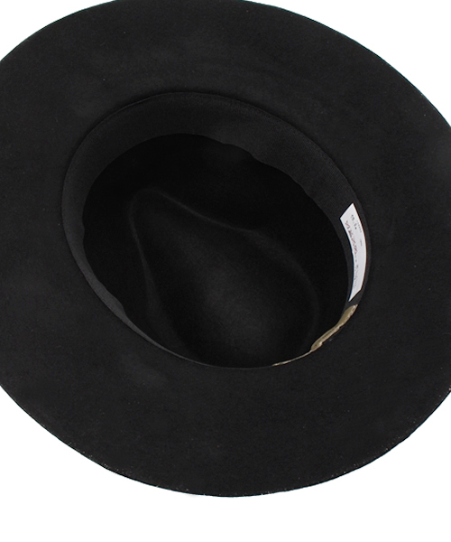 FERRUCCIO VECCHI（フェリシオベッキ）の「(FERRUCCIO VECCHI)フェルトハット（ハット・レディース・ベージュ/ブラック・ONE SIZE）」の9枚目の写真