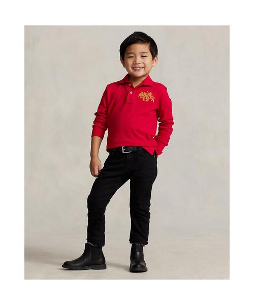 POLO RALPH LAUREN CHILDRENSWEAR(ポロ ラルフ ローレン チルドレンズウェア)の「ルナー ニュー イヤー トリプルポニー ポロシャツ(ポロシャツ・キッズ・レッド・3/4/7/6)」の7枚目の写真