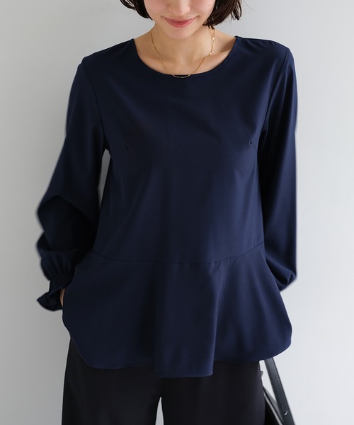 セール】ペプラムブラウス（シャツ/ブラウス）｜evernavy（エバー