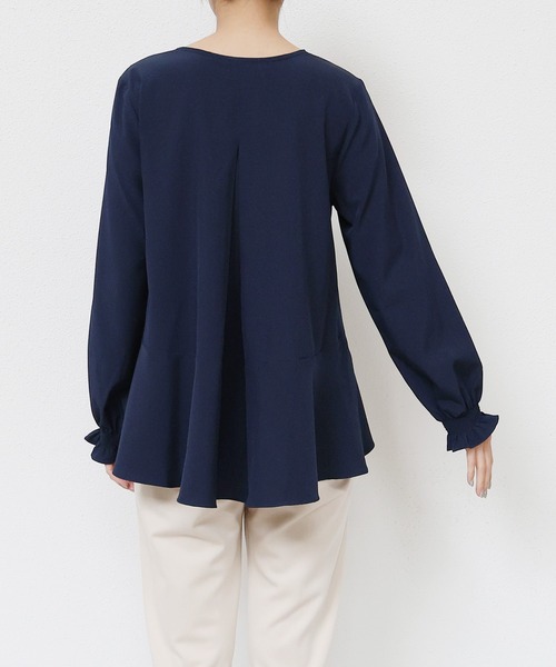 セール】ペプラムブラウス（シャツ/ブラウス）｜evernavy（エバー