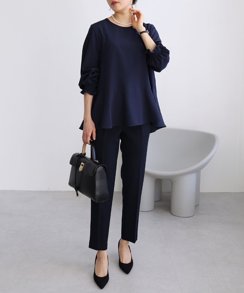 セール】ペプラムブラウス（シャツ/ブラウス）｜evernavy（エバー