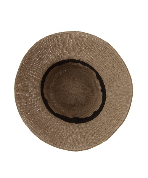 ROPE' PICNIC（ロペピクニック）の「細編みつば広サイドリボンハット（ハット・レディース・ベージュ/グレー系その他・FREE）」の9枚目の写真