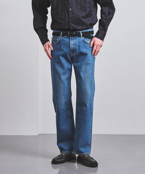 UNITED ARROWS（ユナイテッドアローズ）の「カイハラデニム ハードウォッシュ ストレート 5ポケット パンツ（デニムパンツ・メンズ・ライトブルー・S/M/L/XL）」の2枚目の写真