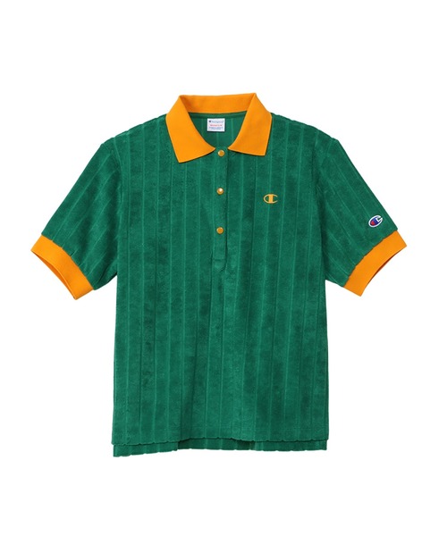 Champion(チャンピオン)の「【Champion/チャンピオン】レディース ポロシャツ(ポロシャツ・レディース・ベージュ/オレンジ系その他4/ダークネイビー/ダークグリーン系・MEDIUM/LARGE)」の3枚目の写真