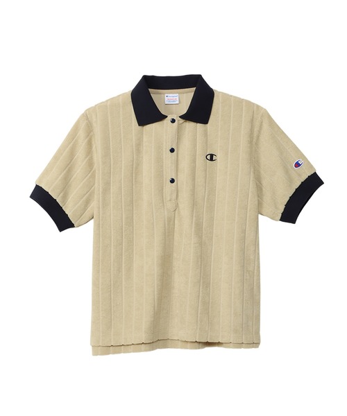 Champion(チャンピオン)の「【Champion/チャンピオン】レディース ポロシャツ(ポロシャツ・レディース・ベージュ/オレンジ系その他4/ダークネイビー/ダークグリーン系・MEDIUM/LARGE)」の2枚目の写真