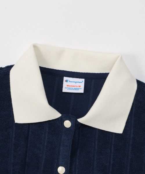 Champion(チャンピオン)の「【Champion/チャンピオン】レディース ポロシャツ(ポロシャツ・レディース・ベージュ/オレンジ系その他4/ダークネイビー/ダークグリーン系・MEDIUM/LARGE)」の13枚目の写真