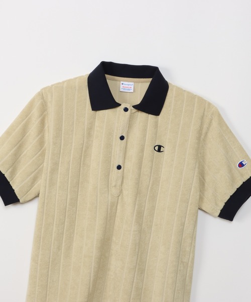 Champion(チャンピオン)の「【Champion/チャンピオン】レディース ポロシャツ(ポロシャツ・レディース・ベージュ/オレンジ系その他4/ダークネイビー/ダークグリーン系・MEDIUM/LARGE)」の6枚目の写真