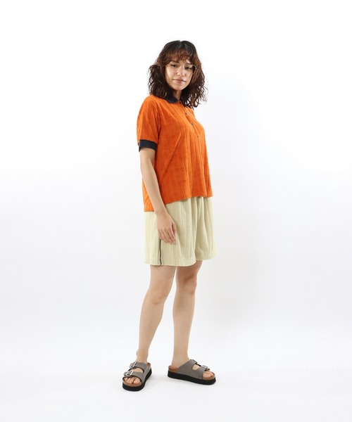 Champion(チャンピオン)の「【Champion/チャンピオン】レディース ポロシャツ(ポロシャツ・レディース・ベージュ/オレンジ系その他4/ダークネイビー/ダークグリーン系・MEDIUM/LARGE)」の19枚目の写真