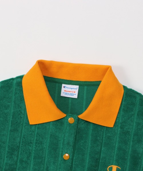 Champion(チャンピオン)の「【Champion/チャンピオン】レディース ポロシャツ(ポロシャツ・レディース・ベージュ/オレンジ系その他4/ダークネイビー/ダークグリーン系・MEDIUM/LARGE)」の10枚目の写真