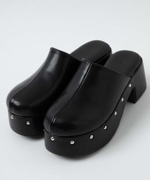 WEGO（ウィゴー）の「WEGO/スタッズ付きサボサンダル（サンダル・レディース・ブラック・LARGE/MEDIUM）」の11枚目の写真