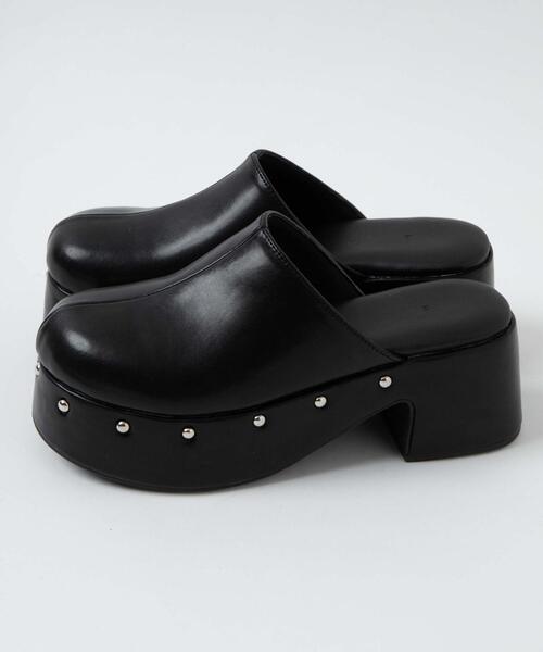 WEGO（ウィゴー）の「WEGO/スタッズ付きサボサンダル（サンダル・レディース・ブラック・LARGE/MEDIUM）」の12枚目の写真