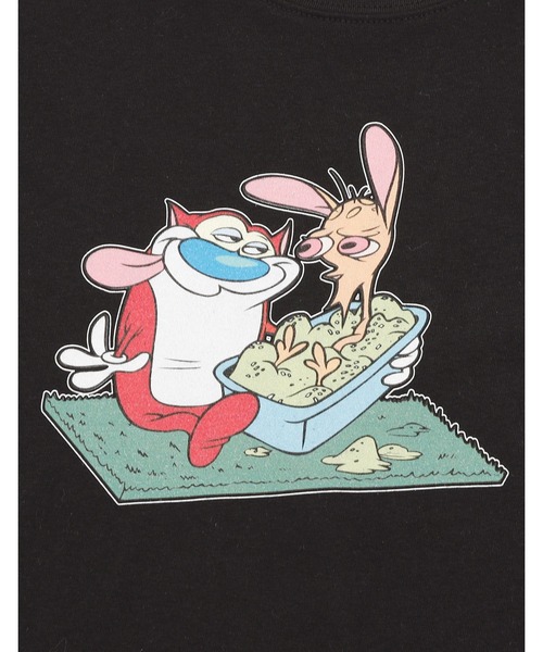 Little sunny bite（リトルサニーバイト）の「/Little sunny bite/Ren & Stimpy tee（Tシャツ/カットソー・レディース・ブラック/ホワイト/グリーン・SMALL/MEDIUM）」の17枚目の写真