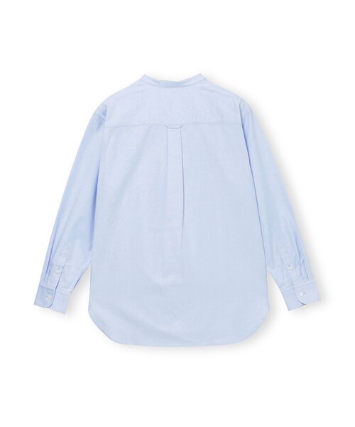 MACKINTOSH PHILOSOPHY（ﾏｯｷﾝﾄｯｼｭ ﾌｨﾛｿﾌｨｰ）の「バッキンガムベア バンドカラーシャツ（シャツ/ブラウス・レディース・ブルー系その他2/ブルー/レッド/オフホワイト・38）」の5枚目の写真