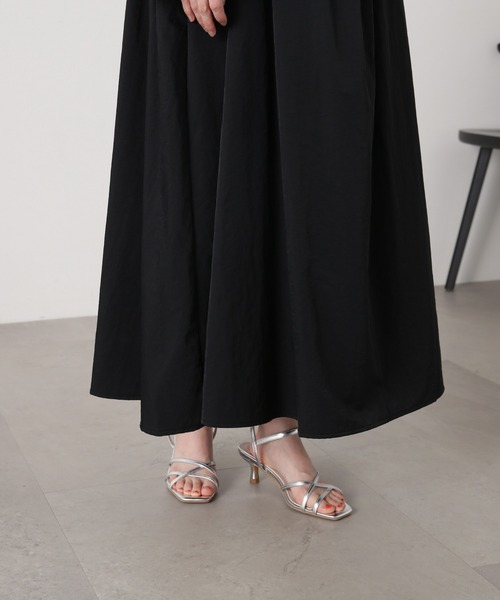 N.（N. Natural Beauty Basic）（エヌエヌナチュラルビューティーベーシック）の「◆【S Size Line】異素材ドッキングキャミワンピース（ワンピース・レディース・オフホワイト/ブラック・SMALL/MEDIUM）」の20枚目の写真