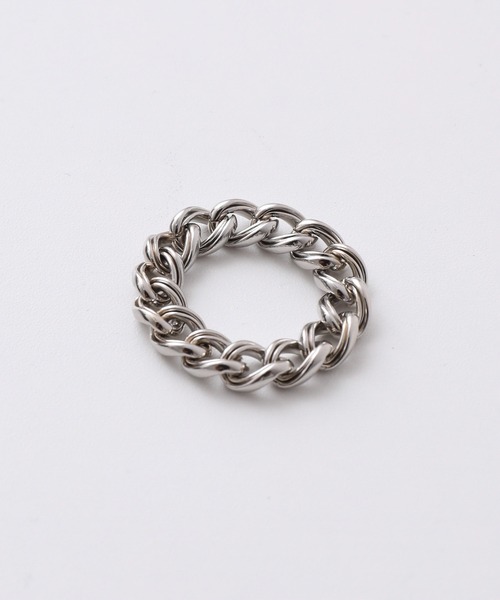 JUNRED（ジュンレッド）の「ital. from JUNRed / moon chain ring（リング・メンズ・シルバー・S/L）」の7枚目の写真