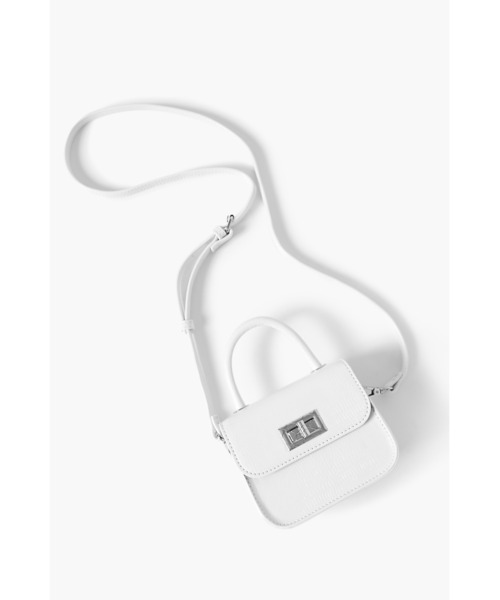 FOREVER 21（フォーエバー トゥエンティーワン）の「フラップミニバッグ（ショルダーバッグ・レディース・ホワイト/イエロー・FREE）」の9枚目の写真