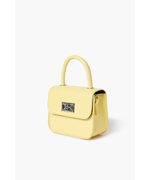 FOREVER 21（フォーエバー トゥエンティーワン）の「フラップミニバッグ（ショルダーバッグ・レディース・ホワイト/イエロー・FREE）」の3枚目の写真