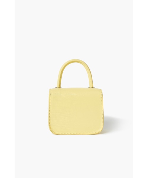 FOREVER 21（フォーエバー トゥエンティーワン）の「フラップミニバッグ（ショルダーバッグ・レディース・ホワイト/イエロー・FREE）」の4枚目の写真