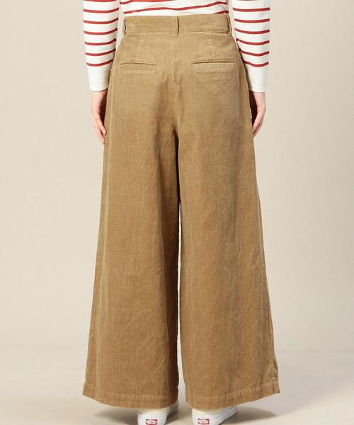 BEAUTY&YOUTH UNITED ARROWS(ビューティーアンドユースユナイテッドアローズ)の「BY 11Wコーデュロイ タックワイドパンツ ◆(その他パンツ・レディース・ベージュ/ネイビー・MEDIUM/SMALL)」の3枚目の写真