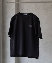 NAVY 5分袖メッセージTシャツ