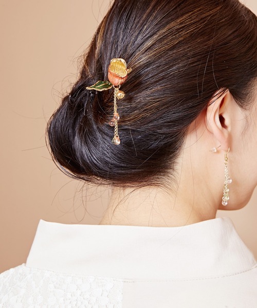 カヤ】チューリップ咲き簪（その他ヘアアクセサリー）｜カヤ