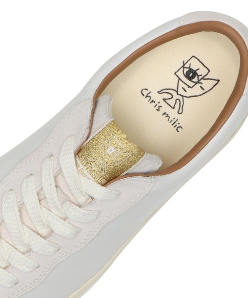 Last Resort AB(ラストリゾート・エービー)の「VM004-MILIC LEATHER/SUEDE LO DUO WHITE/WHITE(スニーカー・メンズ・ホワイト・8h/9/9h/10/8/7h/7/10h/11/6h/4h/5h/5)」の4枚目の写真