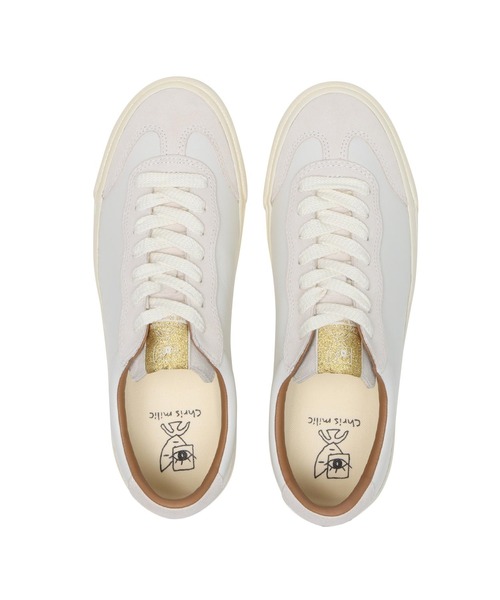 Last Resort AB(ラストリゾート・エービー)の「VM004-MILIC LEATHER/SUEDE LO DUO WHITE/WHITE(スニーカー・メンズ・ホワイト・8h/9/9h/10/8/7h/7/10h/11/6h/4h/5h/5)」の6枚目の写真
