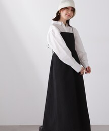 N.(N. Natural Beauty Basic) | ◆バックリボンサッカーキャミワンピース(ワンピース)