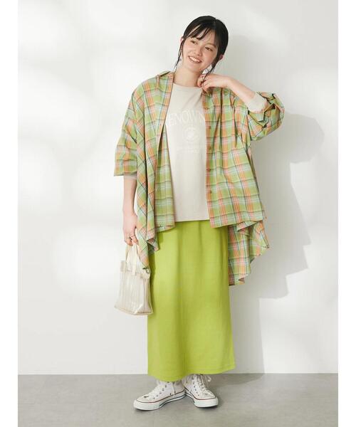CRAFT STANDARD BOUTIQUE（クラフトスタンダードブティック）の「ミニ裏毛ロゴロンTee（Tシャツ/カットソー・レディース・アイボリー/ベージュ/ネイビー・FREE）」の16枚目の写真