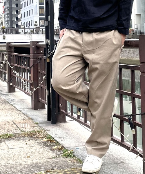 ARCADE(アーケード)の「シェフパンツ ワイドチノパンツ アンクル丈 NEOSARTIC(チノパンツ・メンズ・ブラック/カーキ/オフホワイト/ブラック系その他/グレー系カモフラージュ/チャコール/ブルー系その他/チェック/ストライプ/ベージュ・M/L/LL)」の5枚目の写真