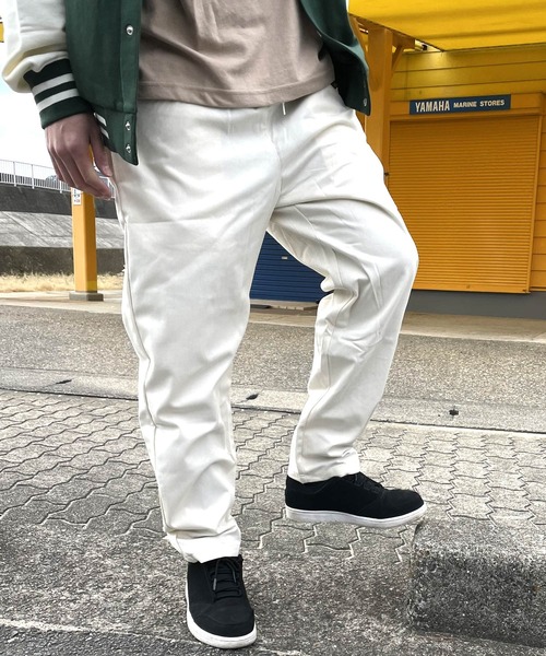 【てん】【新品】JULYNINE チノパン/アッシュホワイト　Ｍサイズ D.C.WHITE（ディーシーホワイト） 別注 ハイデンシティ チノストレッチ