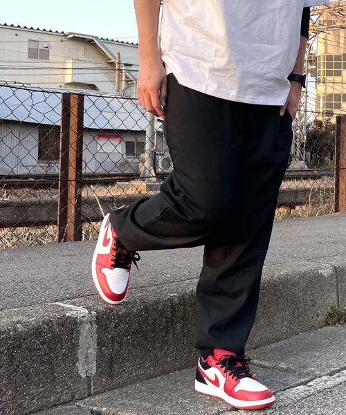 ARCADE(アーケード)の「シェフパンツ ワイドチノパンツ アンクル丈 NEOSARTIC(チノパンツ・メンズ・ブラック/カーキ/オフホワイト/ブラック系その他/グレー系カモフラージュ/チャコール/ブルー系その他/チェック/ストライプ/ベージュ・M/L/LL)」の17枚目の写真