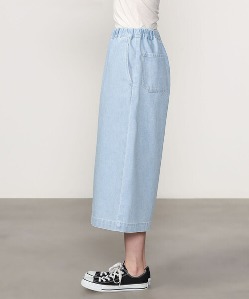 DANTON(ダントン)の「DANTON | デニム イージータックパンツ WOMEN(デニムパンツ・レディース・ライトブルー/インディゴブルー・36)」の12枚目の写真