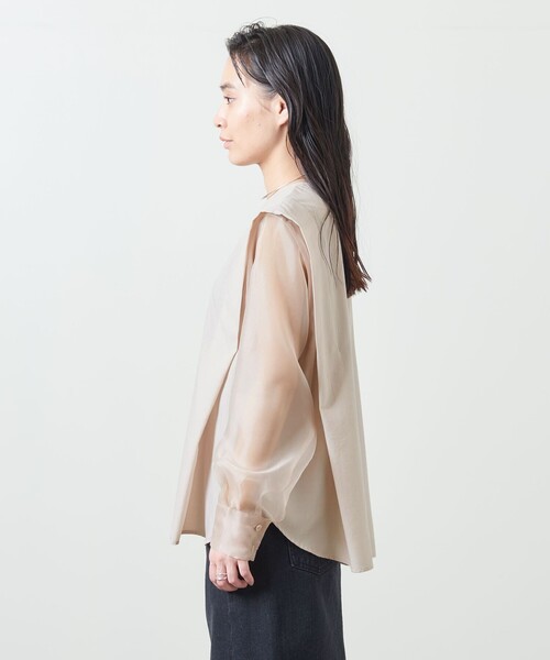 MARW UNITED ARROWS◆半袖ブラウス/--/ポリエステル/WHT/無地/9121-673-0019 MARW UNITED ARROWS ブラウス シャツ 「MARW ARROWS」Tブラウス