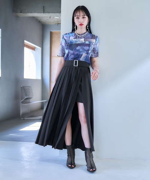 HARE フラワーコラージュシアートップス 楽天市場】フラワーコラージュシアートップス HARE ハレ