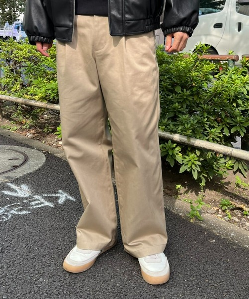 CIAOPANIC(チャオパニック)の「【ZOZO限定】ワイドチノパンツ(チノパンツ・メンズ・ブラック/ベージュ/ブラウン/キャメル/ライトベージュ・S/M/L/XL/XS)」の5枚目の写真