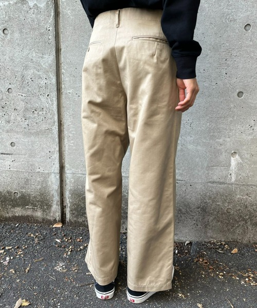 CIAOPANIC(チャオパニック)の「【ZOZO限定】ワイドチノパンツ(チノパンツ・メンズ・ブラック/ベージュ/ブラウン/キャメル/ライトベージュ・S/M/L/XL/XS)」の16枚目の写真