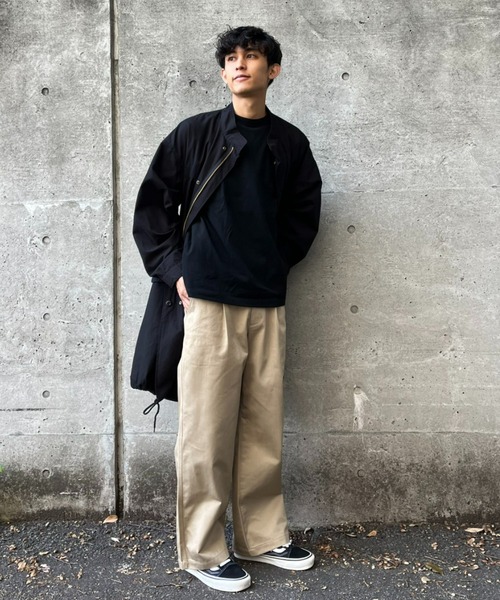 CIAOPANIC(チャオパニック)の「【ZOZO限定】ワイドチノパンツ(チノパンツ・メンズ・ブラック/ベージュ/ブラウン/キャメル/ライトベージュ・S/M/L/XL/XS)」の14枚目の写真