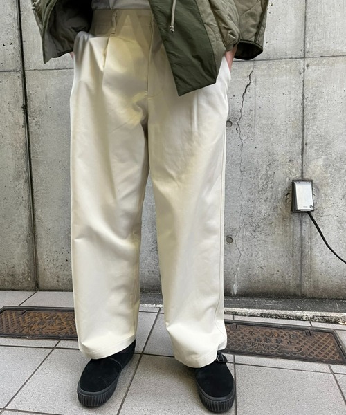 CIAOPANIC(チャオパニック)の「【ZOZO限定】ワイドチノパンツ(チノパンツ・メンズ・ブラック/ベージュ/ブラウン/キャメル/ライトベージュ・S/M/L/XL/XS)」の13枚目の写真