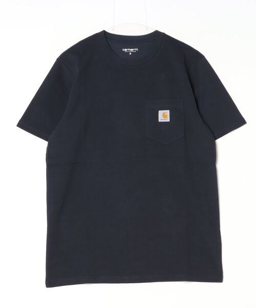 Carhartt WIP(カーハートダブリューアイピー)の「S/S POCKET T-SHIRT(Tシャツ/カットソー・メンズ・ベージュ/ダークベージュ/ホワイト/ダークネイビー/ブラック・SMALL/MEDIUM/LARGE/X-LARGE)」の6枚目の写真