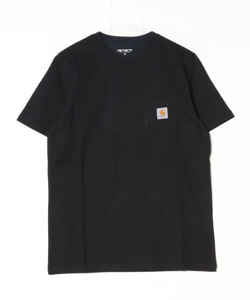 Carhartt WIP(カーハートダブリューアイピー)の「S/S POCKET T-SHIRT(Tシャツ/カットソー・メンズ・ベージュ/ダークベージュ/ホワイト/ダークネイビー/ブラック・SMALL/MEDIUM/LARGE/X-LARGE)」の2枚目の写真