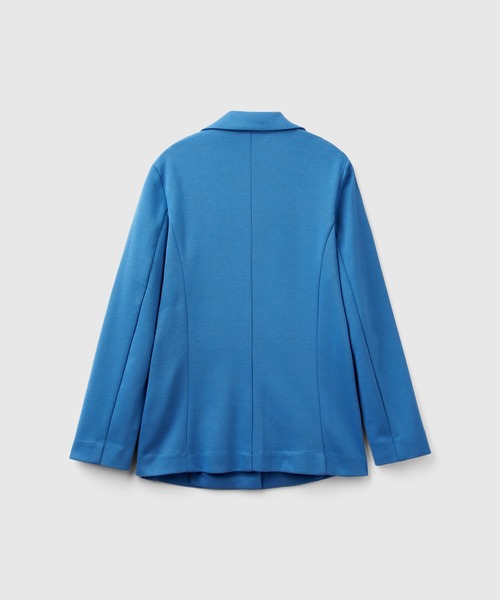 BENETTON (UNITED COLORS OF BENETTON)(ベネトンユナイテッドカラーズオブベネトン)の「ベーシックシングルブレストジャケット(テーラードジャケット・レディース・ブルー/ブラック・36/38/40/42)」の13枚目の写真