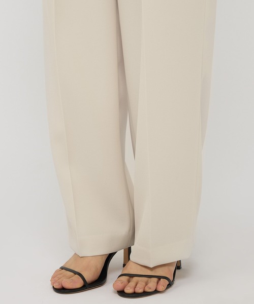 BABYLONE（バビロン）の「カルゼタックパンツ（その他パンツ・レディース・ブラック/オフホワイト・36inch/38inch）」の5枚目の写真